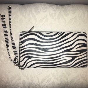 Zebra Print Clutch/Wallet